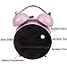 Classical Retro Twin Bell Alarm Clocks Mute Silent Quartz Movement Non Ticking Sweep Second Hand Bedside Desk Analog Morning Wake Up Alarm Clock with Nightlight Backlight and Loud Alarm HA01 Pink