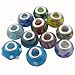 Buckets of Beads B0036FFHBS Ten Assorted Colored Murano Glass Bead Charms