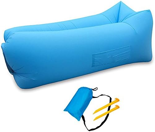 The Next Generation Lay Bag with Square Head, Very Comfortable and More Stable, With Carry Bag and Safe Loop. Banana Sleeping Bag, Lazy Sofa is Waterproof and Easy to Clean