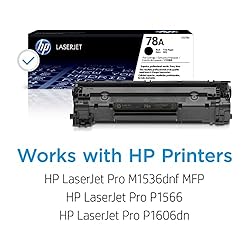 HP 78A Black Toner Cartridge | Works with HP