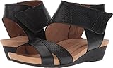 Rockport Women's Sable 2 Piece Cuff Sandal, Black
