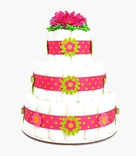 diaper flower centerpiece