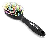 Celavi Rainbow Detangler Professional Salon Hair Brushes (Oval Head)
