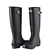 WTW Women's Knee High Rain Boots Size 8 (Black)