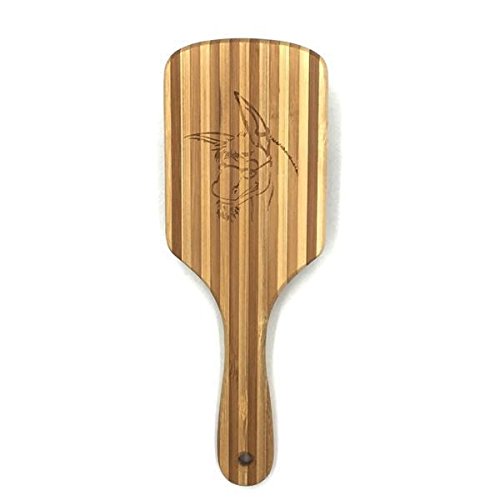 Badass Beard Care Wood Bristle Beard Brush For Men - Anti-static, 100% Bamboo & Light Weight