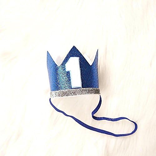 Birthday Crown - First Birthday - Crown for Boys - Baby Boy Crown - Blue Birthday Crown - Boy - Baby