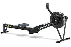 Concept2 RowErg Indoor Rowing Machine - PM5 Monitor, Device Holder, Adjustable Air Resistance, Easy Storage