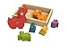 BeginAgain Cat Family Color Names Puzzle - Bilingual Wooden Colors - 2 and Up