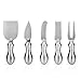 3S 5 piece Cheese Knives Set Designed to Serve Cut Slice Shave and Spread All Kinds of Hard and Soft Cheese, Comfortable Stainless Steel Handles Perfect Gift for All Occasions