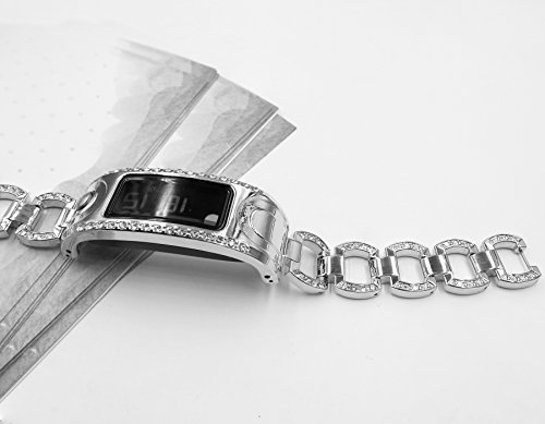 For-Garmin-Vivofit-Band-Replacement-Accessory-Metal-Band-for-Garmin-Vivofit-and-Garmin-Vivofit-2-NOT-for-Garmin-Vivofit-3JRHR-No-Tracker
