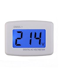 geree soporte de enchufe AC 80   300 V Medidor de Voltaje Panel Monitor de prueba, Potencia Line voltios AC 110 V 220 V Digital LCD voltímetro para RV, barco o caravana hogar Fábrica Plug en toma de directamente a medir voltaje