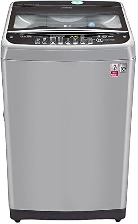 LG 8 kg Fully-Automatic Top Loading Washing Machine (T9077NEDL1, Free Silver)