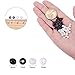 NBEADS 2400 Pcs 2 Color Round Glass Seed Beads 4mm Round Loose Beads Pony Beads for DIY Craft Bracelet Necklace Jewelry Making