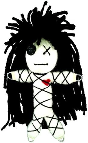 Karma Keepers Authentic Voodoo Doll Black Magick 3 Custom Black Skull Pins & 7 Regular Pins Karma Keepers