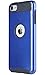 ULAK iPod Touch 7 Case, iPod Touch 6 Case, Slim Fit Dual Layer Hard PC Back+TPU Shockproof Interior Protective Case Cover for Apple iPod Touch 5th/6th/7th Generation, Navy Blue/Black
