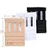 Closecret Women's Bra Back Strap Extender(Set of 3,White, Nude and Black ) (4 Hooks)