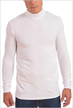 Amazon.com: POINT ZERO Men's Dri-Fit Turtle Neck Long Sleeve Athletic Peformance Shirt (White, X 