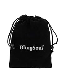 BlingSoul - Colección de joyas de regalo de San Valentín, Pulsera con colgante de Vampires Diaries , Unitalla, Plateado