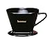 bonmac CD-2B Black #813004 Coffee Dripper with Major Spoon for 2-4 Cups