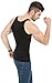 JQ JQAMAZING Mens Slimming Body Shaper Vest Abdomen Slim Shirt Compression Tank Shaperwear (Black, Medium)