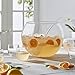 Libbey Selene Punch Bowl Set with 8 Punch Glasses, Punch Bowl and Ladle, Clear