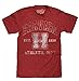 Tee Luv Harvard Athletic Department T-Shirt - Harvard University Shirt (Small) Crimson Heather