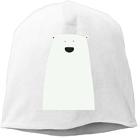 Men and Women Bear Warm Stretchy Daily Beanie Hat Skull Cap Outdoor Winter