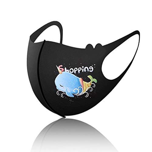 Child Kids Reusable Cartoon Print Breathable Safe Protection Stretch bandana,soft fresh face safe shield