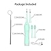 Electric Dental Calculus Remover Plaque Remover for Teeth with Electric Sonic Toothbrush Ultrasonic Tartar Scraper Stain Remover with Dental Picks Mirror(Green)
