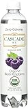 Cascade Ice Organic Sparkling Water, Black Raspberry, 17.2 Fl. Oz  (Pack of 12)