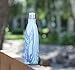 MIRA Double Walled Stainless Steel Cola Shape Water Bottle, 17-Ounce - Blue Wave