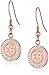 Star Wars Jewelry Imperial Symbol Rose Gold-Plated with Cubic Zirconia Dangle Earrings