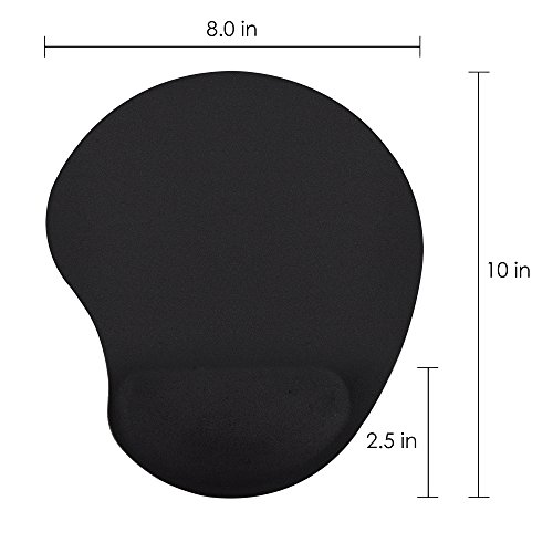 image for Ktrio Gel Mouse Pad with Wrist Rest, Mousepad with Wrist Support Wrist
