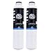 K&J Replacement Samsung Compatible Refrigerator Water Filter for DA2900020B, RF263BEAESR, and RF28HMEDBSR - Samsung HAF-CIN/EXP and 46-9101 Refrigerator Water Filter, NSF 42 Certified (2-Pack)