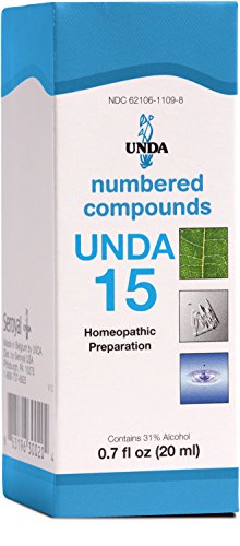 UNDA - UNDA 15 Numbered Compounds - Homeopathic Preparation - 0.7 fl oz (20 ml)