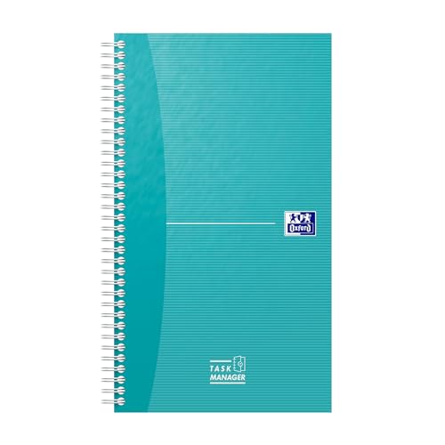 Oxford To Do Planner 115-sheet notebook for tasks scribzee Aqua
