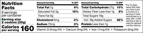 GLUTINO SUPER STUFFED CHOCOLATE VANILLA CREAM COOKIE, 11.1 OUNCE