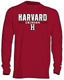 NCAA Harvard Crimson Men's OVB Long Sleeve Thermal Shirt, X-Large, Crimson