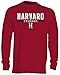 Old Varsity Brand NCAA Harvard Crimson Men's OVB Long Sleeve Thermal Shirt, X-Large, Crimson