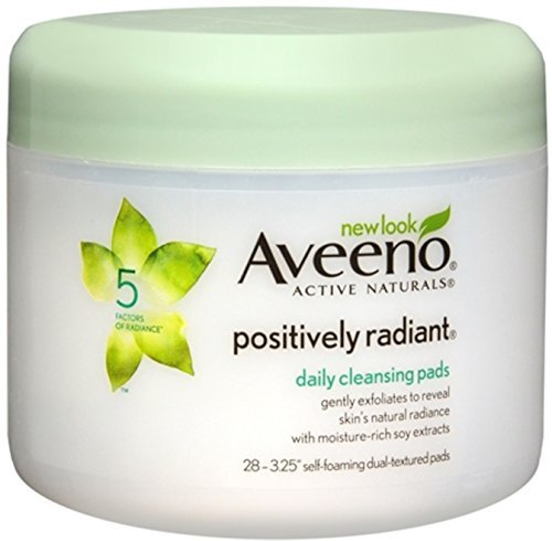 Aveeno Radiant Pads Size 28ct Aveeno Positively Radiant Daily Cleansing Pads