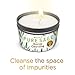 MAGNIFICENT101 Pure White Sage Smudge Candle for Home Energy Cleansing, Banishes Negative Energy I Purification and Chakra Healing – Natural Soy Wax Tin Candle for Aromatherapy (Pure White Sage)thumb 2
