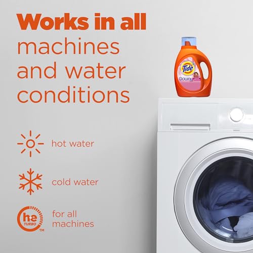 Tide with Downy Liquid Laundry Detergent Soap, High Efficiency (HE), April Fresh photo 10