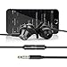 Earphones, USTEK in-Ear Wired Earbuds Stereo Sound Headphones with Microphone & Volume Control and Powerful Bass for iOS Android System (Black)thumb 3