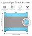 Large Outdoor Blanket with Durable Nylon - Huge Beach Mat with Four Anchor
