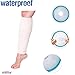 Adult Leg Cast Cover for Showering, KT2103 Waterproof Foot Shower Bandage Protector Watertight Protection to Broken Leg, Foot Bunion Surgery, Ankle Wound and Burns