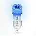 Momen 2.1A/12W Dual-Port Led Car Charger Smart Cigarette Charger for iPhone 5/5s/6/6s plus, Samsung Galaxy S4/S5/S6 Edge/Note 5, HTC One Max M8/M9, LG G3/G4, Nexus, Motorola (Blue Light)