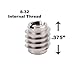 E-Z LOK 400-008-CRThread Installation Kit for Wood Stainless Steel Threaded Inserts, Includes 8-32 Knife Thread Inserts (10), Drill, Installation Tool