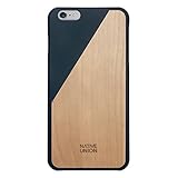 Native Union CLIC Wooden Case for iPhone 6 Plus, iPhone 6s Plus - Handcrafted Real Cherry Wood Protective Slim Case Cover (Marine)