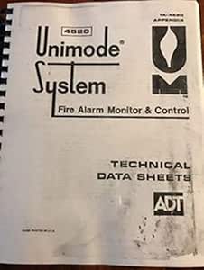 ADT UNIMODE System Manual TA-4520 - - Amazon.com