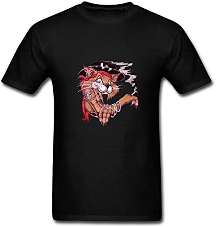 XUJJSHOW Men's Faster Pussycat Band Pop Metal Logo T-Shirt Short Sleeve M